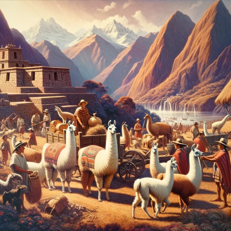 llamas incas